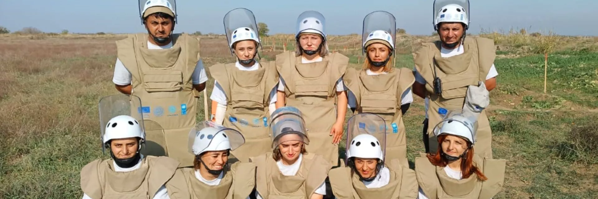 Women demining 